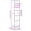 Borough Wharf Bookcase Engineered Wood-810684070-810684064