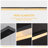 59" Modern Linear Chandelier With Alabaster Shade For Dining Room – Matte Black Finish-565842580-565842578