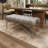 Dayzia Velvet Upholstered Bench-103101950-103101951