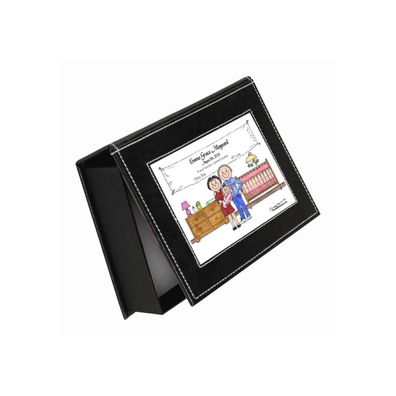 Faux Leather Memory Box