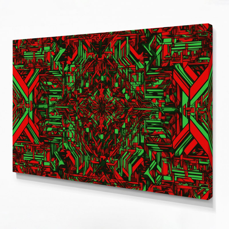 Art mural sur toile brun op art 12, H 11 po x l 14 po