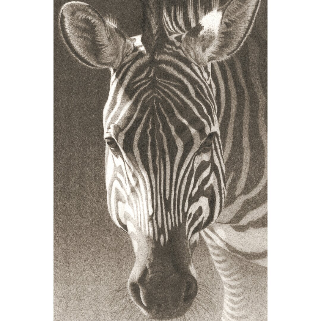 Leinwandbild Grant the Zebra (P) von Robert L. Caldwell, Jr.