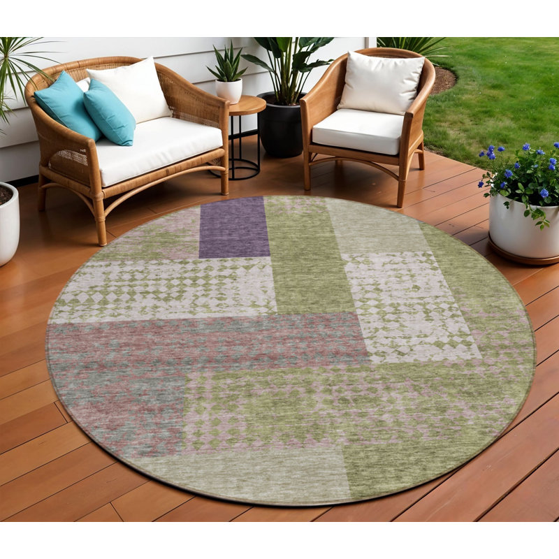 Tapis rond 8 po