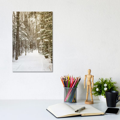 Through the Woods 1 Piece Wrapped Canvas Wall Art