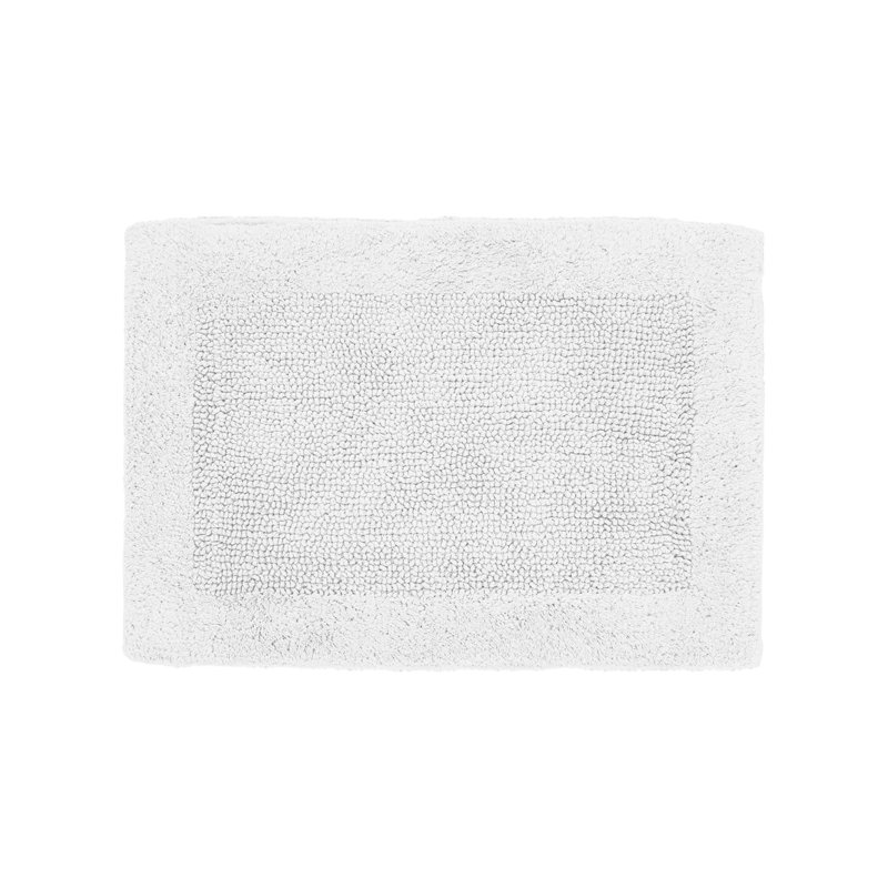 Ensemble de tapis pour salle de bain réversible 4 pièces Edge, Blanc