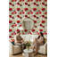 Papier peint floral abstrait rouge-1098052004