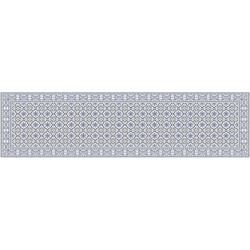 Abreona Vinyl Machine Printed Area Rug, Rectangle 2'2" x 8'2.4"