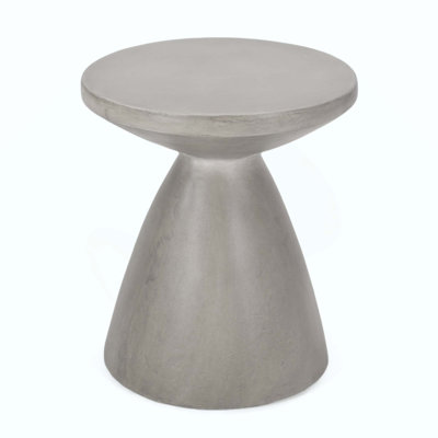 Outdoor LightWeight Concrete Side Table
