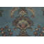 Tapis bleu clair fait à la main 7 x 9