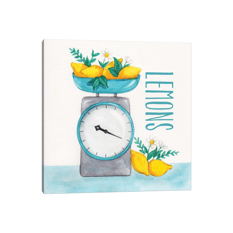 Lemon Scale II by Gabrielle McClure - Wrapped Canvas Painting, 66.04 cm H x 66.04 cm W x 1.91 cm D