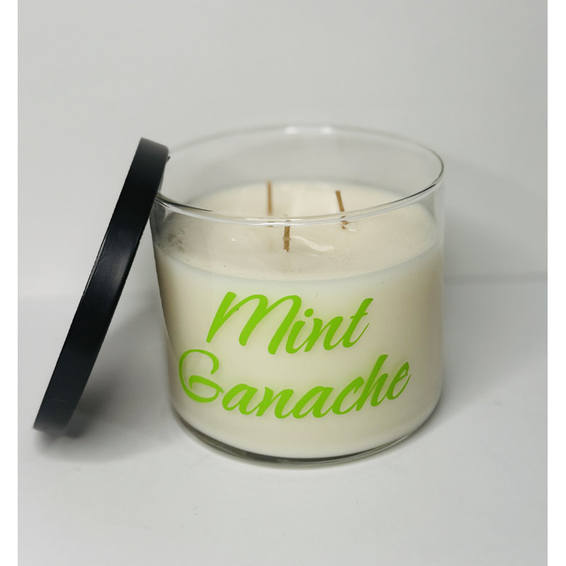 Bougie ganache à la menthe
