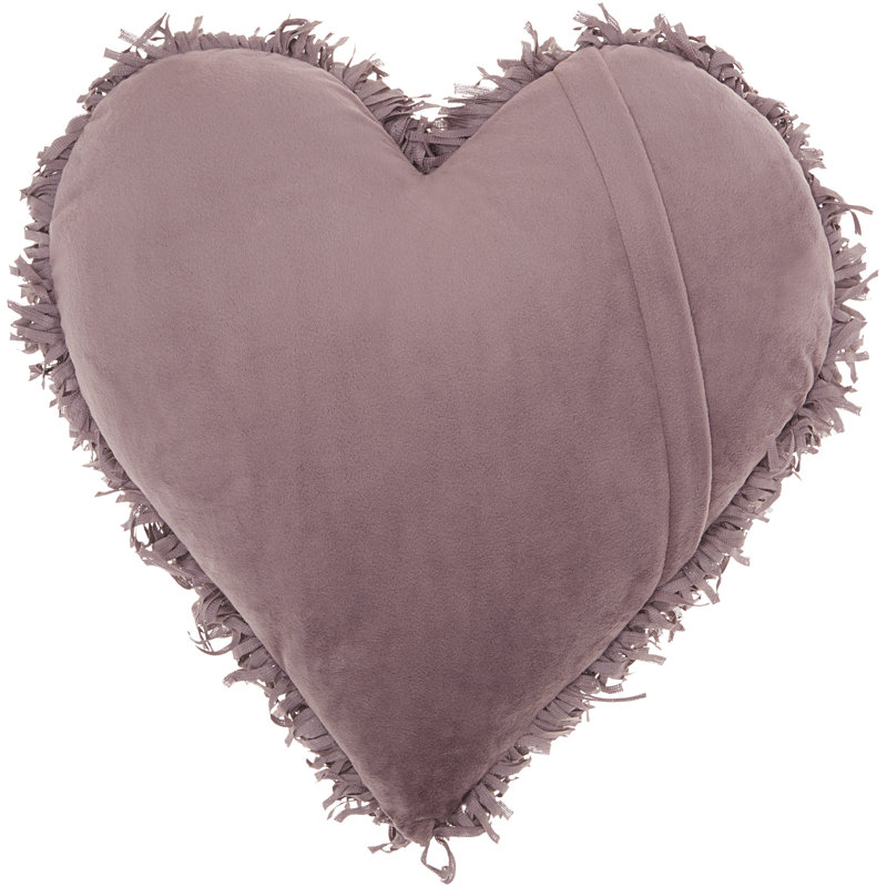 Solid Colour Throw Pillow, Lavender