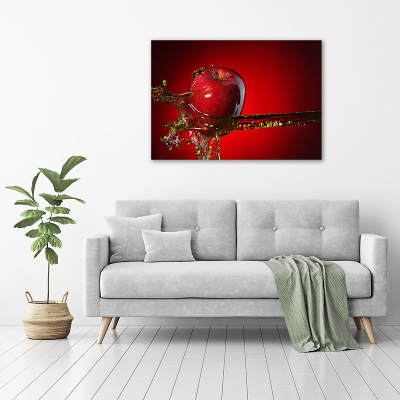 Apple And Water - Unframed Art Prints on Glass