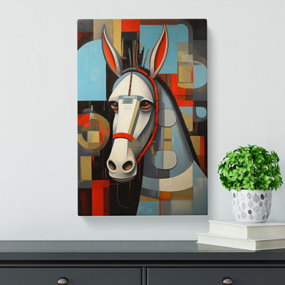 Donkey Constructivism - Wrapped Canvas