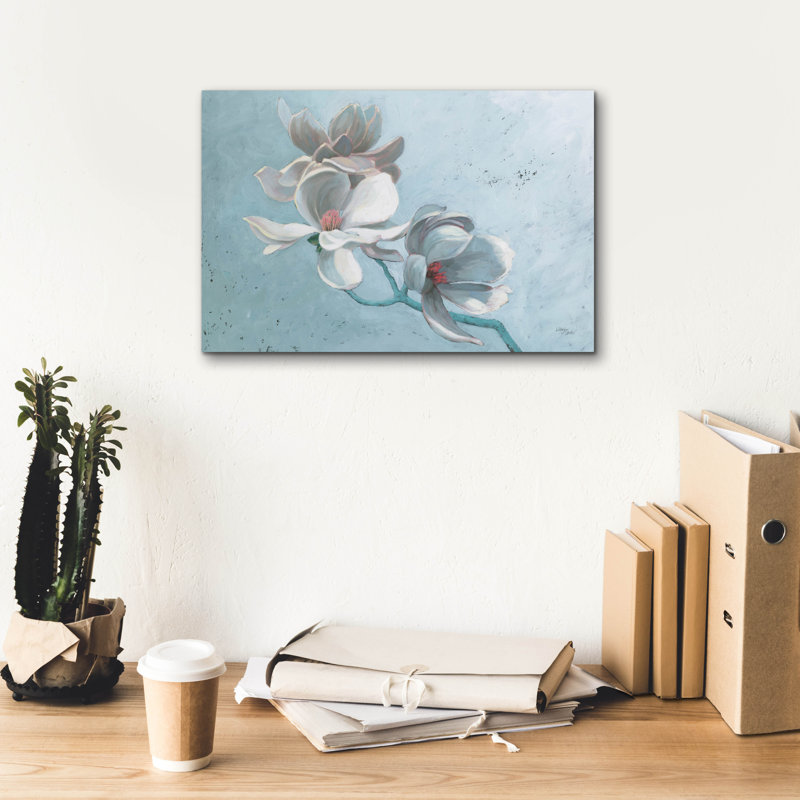 "Epic Graffiti" Magnolia Branch "par Wellington Studio, art mural sur toile, H 12 po x l 18 po x P 0,75 po