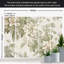 Murale à motif floral pelez et collez - Fleurs rétro rétro crème-678555884
