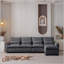Repose-pieds de canapé modulaire en L 114,5 po-407827115