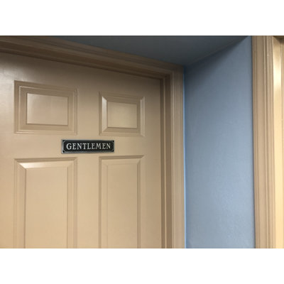 Panneau de porte Gentlemen