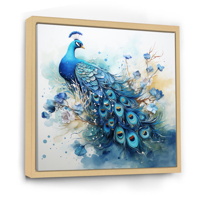 Paons beauté dans chaque plume II - paon décoration murale