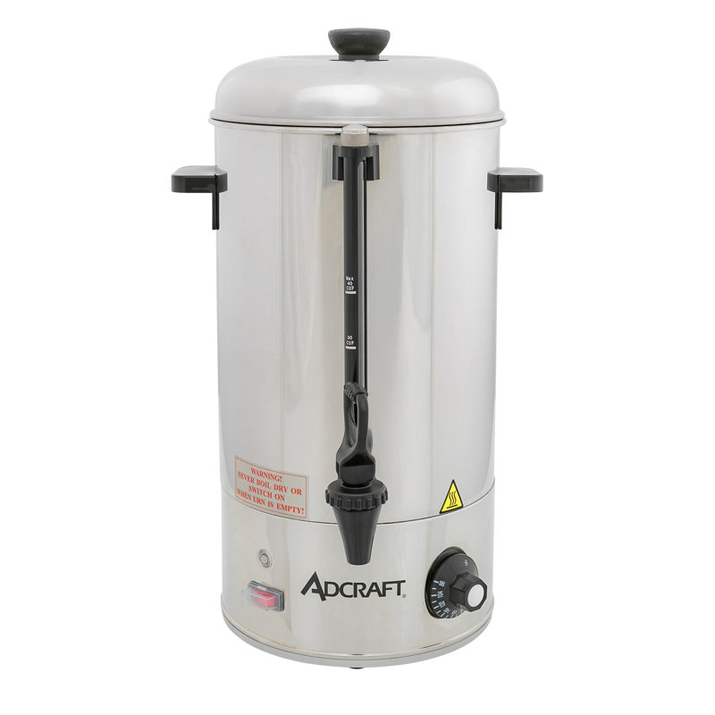 Adcraft Hot Water Dispenser Boiler, in Stainless Steel