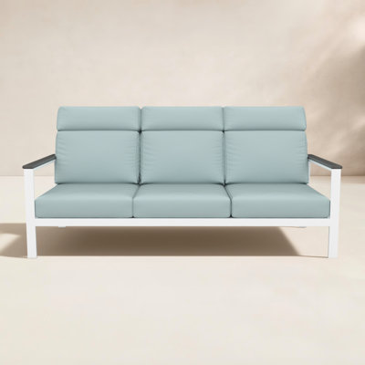 Townsend Metal Outdoor Sofa With Sunbrella Cushion