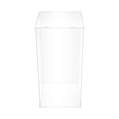 Présentoir en acrylique transparent pour objets de collection et fleurs