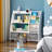 Amiyaah 4 Tier Wooden Kids Montessori Bookshelf and Toy Storage Organizer-511153124