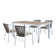 Moitoso Rectangular 4 - Person 160cm Long Dining Set with Cushions
