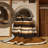 Washable Chestnut Cream Striped Area Rug-152174180