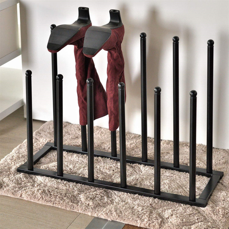6 Pair Boot Storage, Black