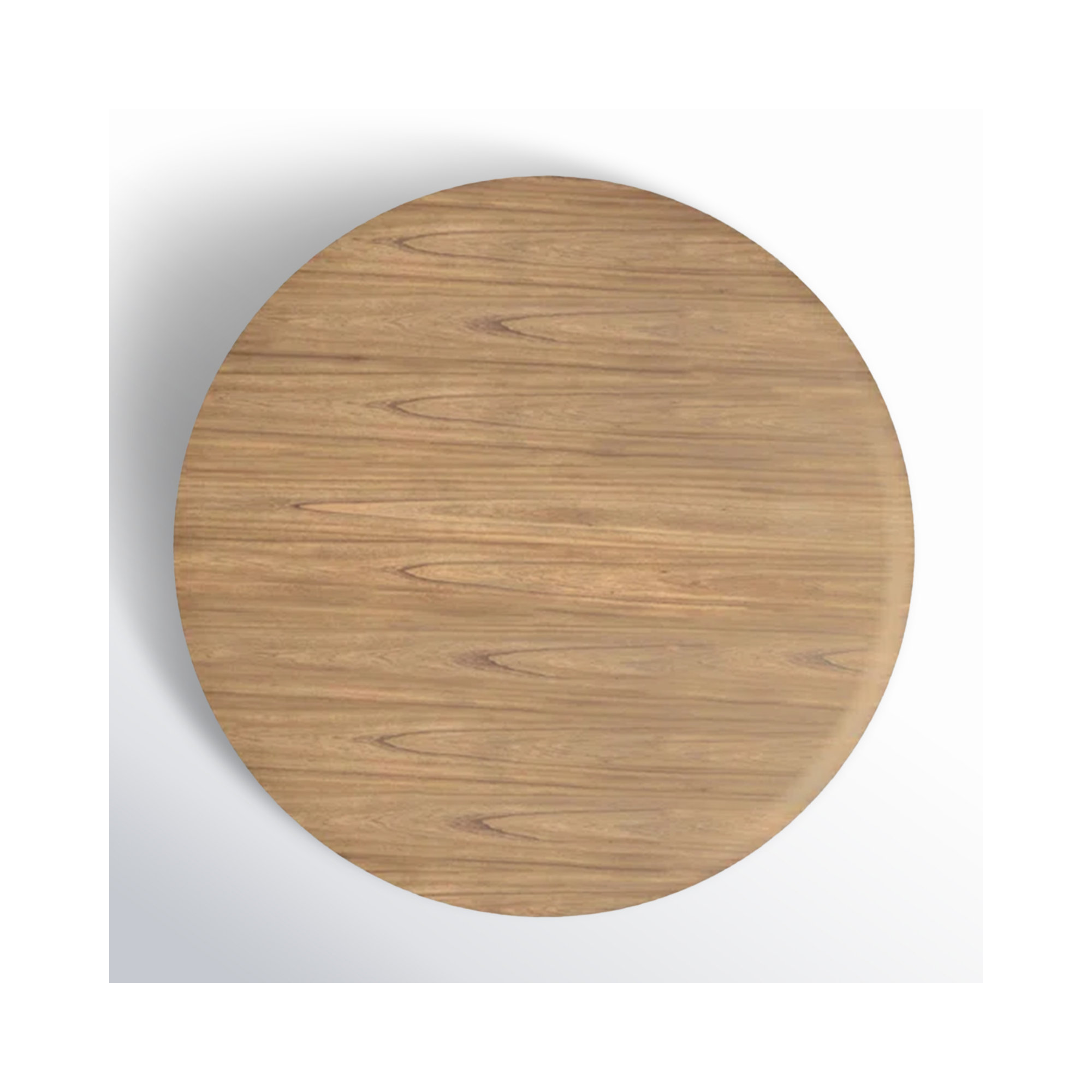 Astraea Pedestal Dining Table, Natural, 31”H x 59”L x 59”W