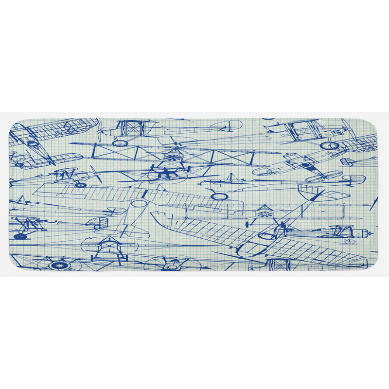 Tapis de cuisine avion
