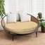 Decorative Indoor Outdoor Waterproof Round Cushion Cover, Patio UV Resistant Seat Cushion Cover-22813097