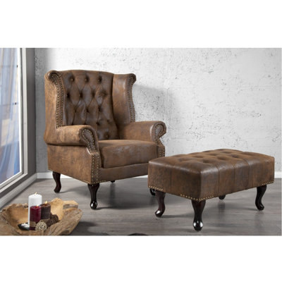 Pyatt 80 cm W Tufted Rectangle Ottoman