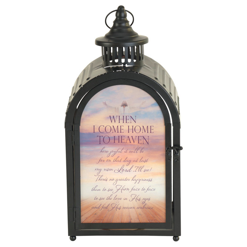 16.5'' H Tabletop Lantern with Candle Included