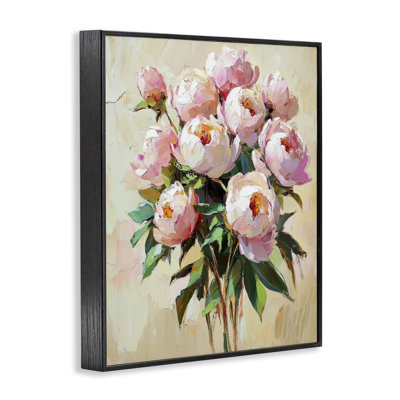 Bouquet de pivoines Sunshine, estampe numérique, design par Petal Prints Design
