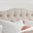 Linen Upholstered Headboard-Modern-Adjustable Height-Button Tufting-83149399-83149396