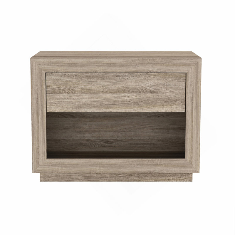 Table de chevet en chêne naturel, Chêne