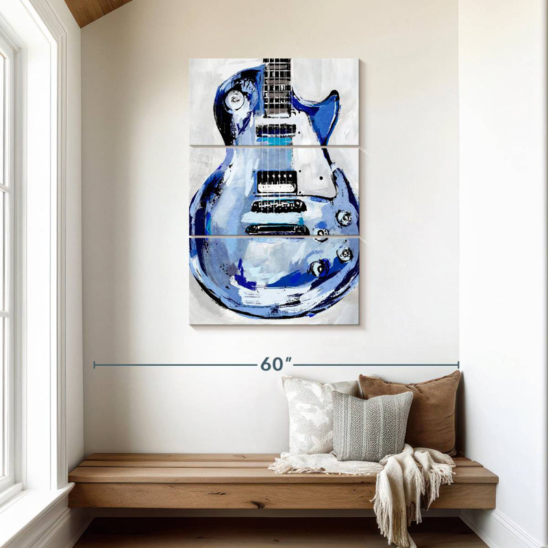 Abarca Electric Blues I, 45" H x 28" W