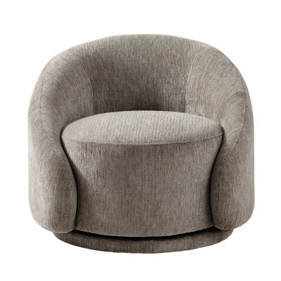 Fauteuil demi-tonneau pivotant de 34,25 po Gabbanelli