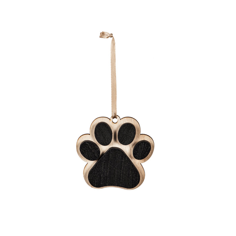 Ornement suspendu en bois personnalisable