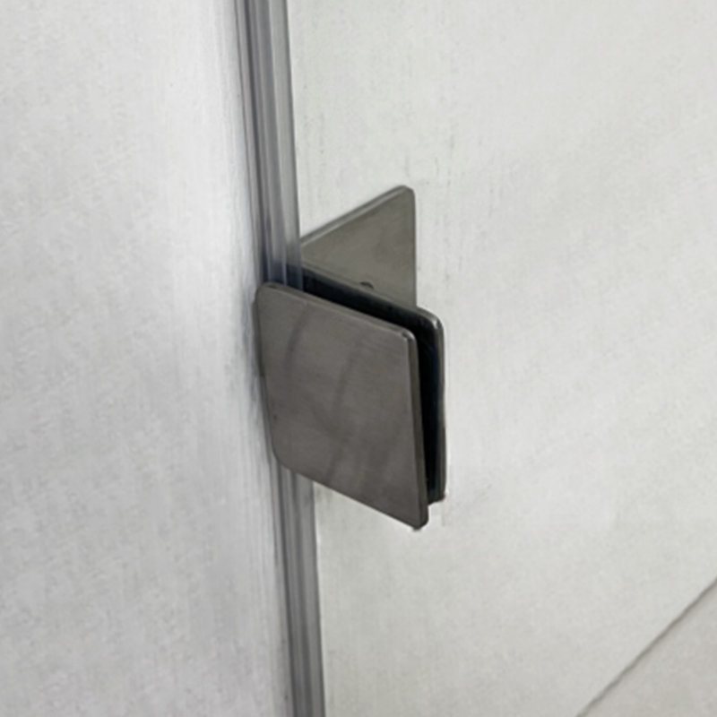 60 in. Frameless Clear Glass Sliding Shower Door in Brushed Nickel