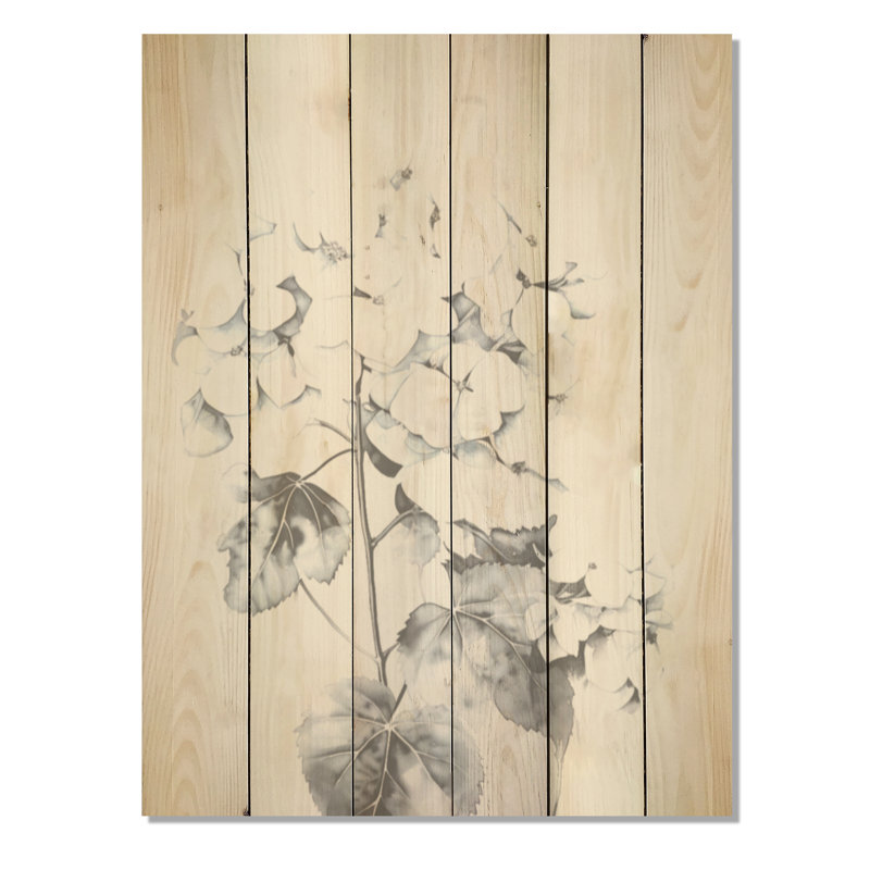 «Grey Minimalisme», art mural sur bois de pin naturel, H 40 po x l 30 po