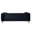 Canapé Chesterfield à accoudoirs roulés 84,25 po Subra-627281152