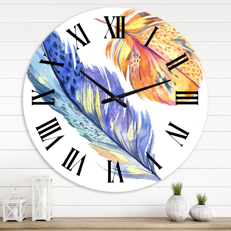 Horloge murale bohème et éclectique, Grand