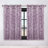 Finklea Floral Pattern Polyester Light Filtering/Room Darkening Rod Pocket Curtain Panels-567929275-567929293