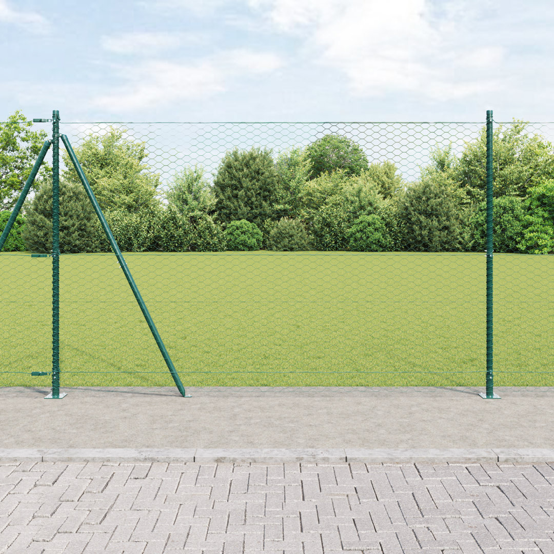 Vidaxl Hexagon Fence Steel