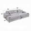 Canapé modulaire Hilde avec 4 coussins Hilde-1043818406