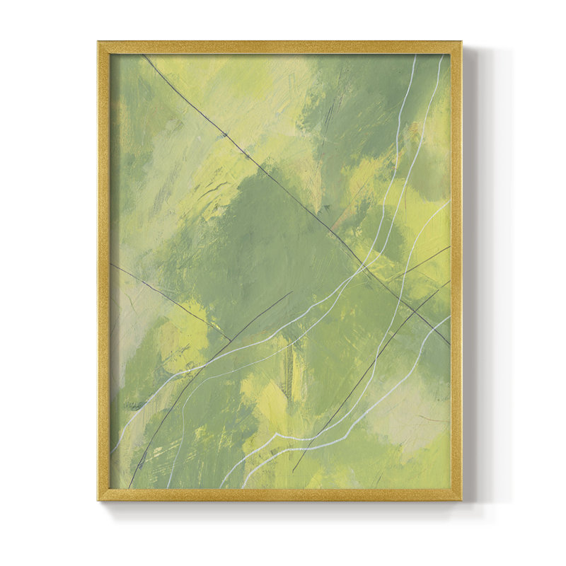 Heartland I Framed Print - Solid Wood, Gold, 10" H x 8" W