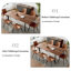 Extendable Metal Base Dining Table-904740274